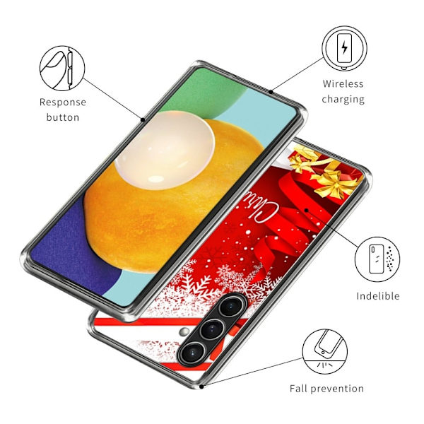 Vibe Samsung Galaxy S25 Plus -kansi - Tyyli K Red