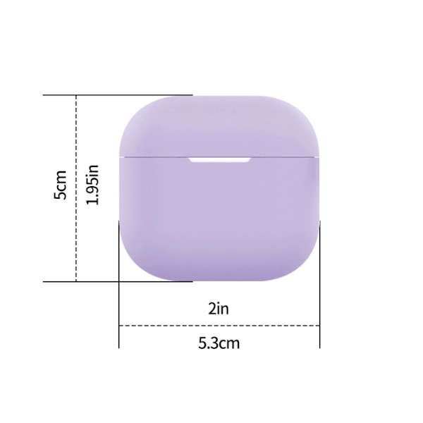 AirPods 4 Silicone Case Bluetooth Earphone Anti-Scratch Protective Cover - Sky Blue Blue