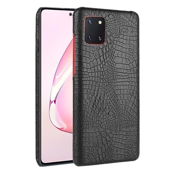 Croco Cover - Samsung Galaxy Note 10 Lite - Sort Black