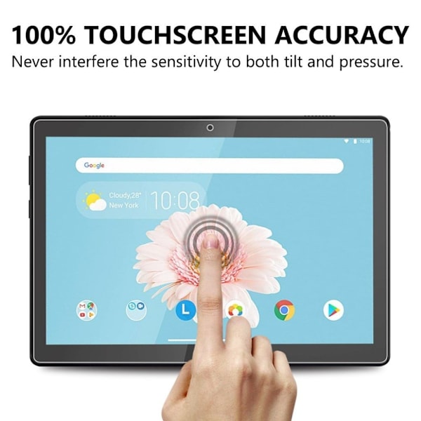 Lenovo Tab M10 arc edge tempered glass screen protector Transparent