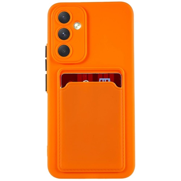 Samsung Galaxy A54 skal med korthållare - Orange Orange