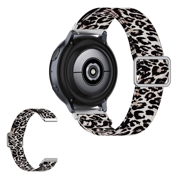 20mm nylon watch band for Samsung watch - Leopard multifärg