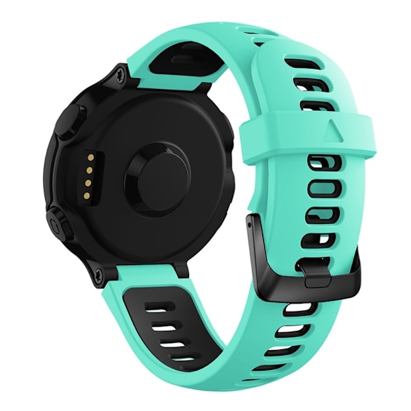 Silikoneurrem med sort spænde til Garmin Forerunner-ur - Mint Grøn / Sort Green