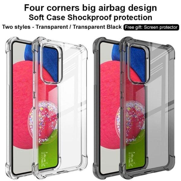 IMAK Airbagskydd för Samsung Galaxy A53 5G - Transparent Transparent