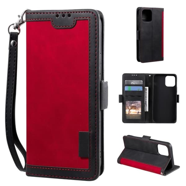 Surburbian iPhone 13 Läppäkotelo - Punainen Red