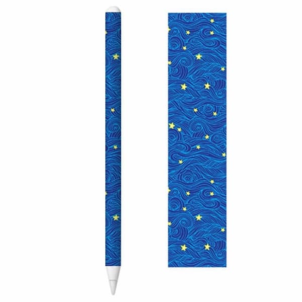 Apple Pencil 2 kult klistremerke - Nyanser Av Blått Og Stjerner Blue