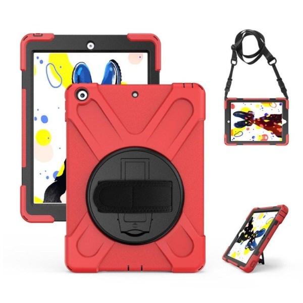 iPad 10.2 (2019) X-Formet hybrid etui - Rød Red