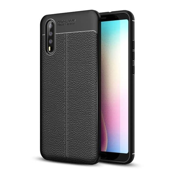 Huawei P20 Deksel laget av silikon - Svart Black