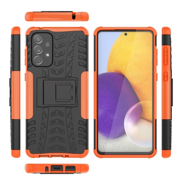 Offroad Samsung Galaxy A73 kotelot - Oranssi Orange