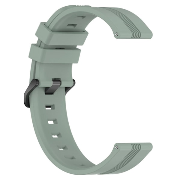 20 mm universal klockarmband i texturerat silikon - Grön Grön