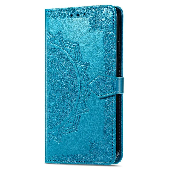 Mandala Motorola Edge 30 Neo Flip Fodral - Blå Blå
