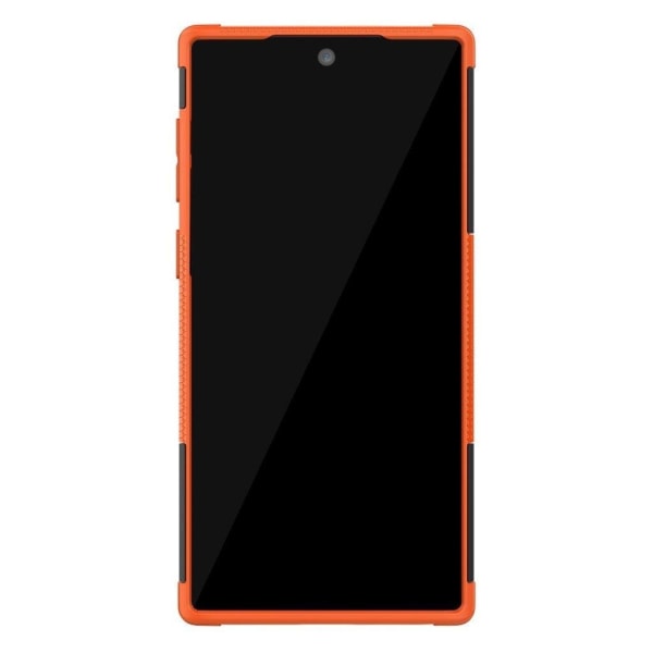 Offroad Samsung Galax Note 10 kuoret - Musta / Oranssi Orange
