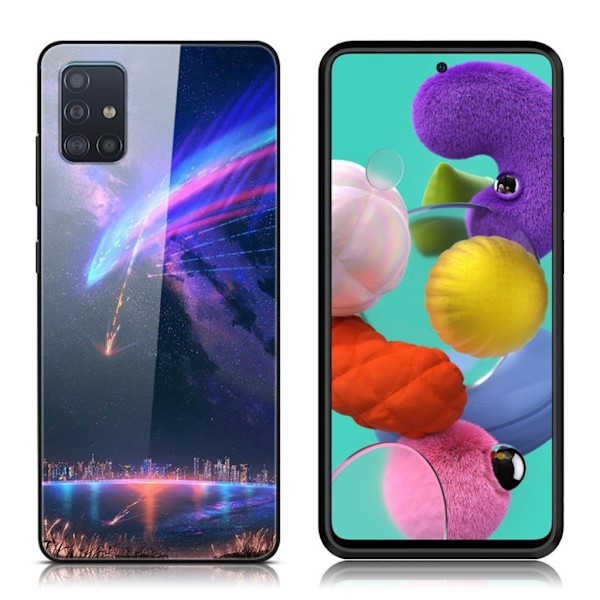 Fantasy Samsung Galaxy A51 skal - Meteorit Från Stad multifärg