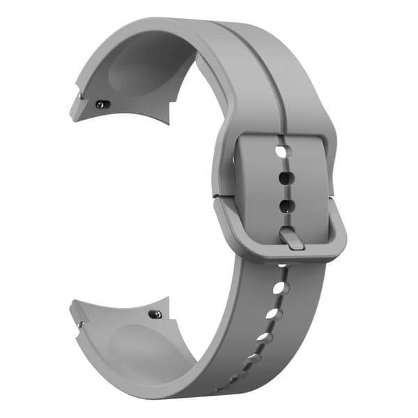 Samsung Galaxy Watch 5 / 4 klokkerem i silikon - Grå Silver grey