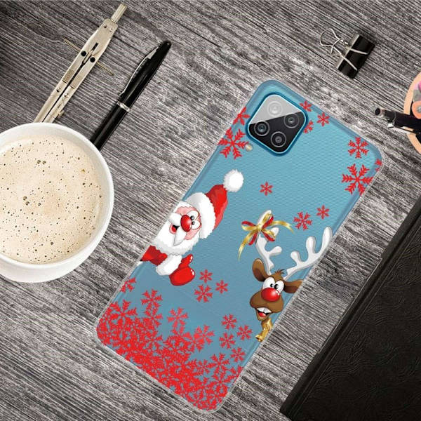 Jul Samsung Galaxy M33 5G fodral - Julhjort Röd