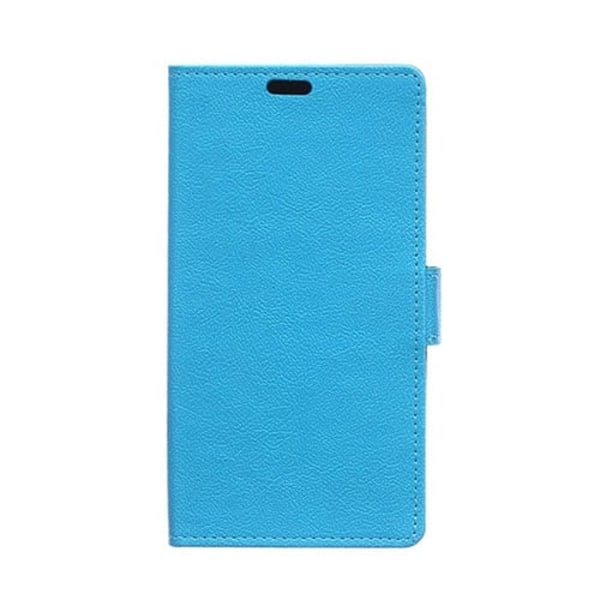 Læder-etui til HTC Desire 530 med kortholder - Blå Blue