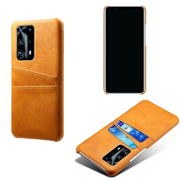 Dual Card cover - Huawei P40 - Orange Orange