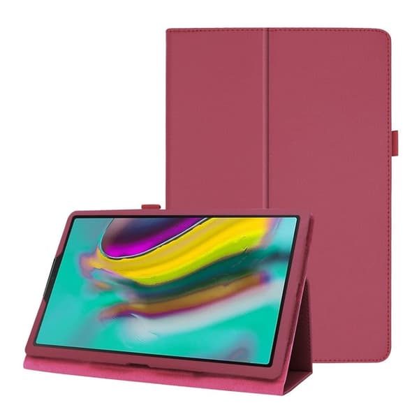 Samsung Galaxy Tab A 10.1 (2019) litchi-nahkakotelo - Ruusu Pink