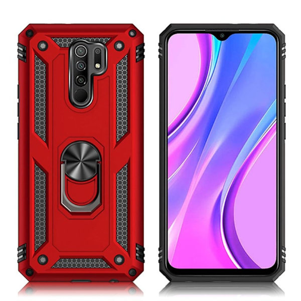 Bofink Combat Xiaomi Redmi 9 Etui - Rød Red