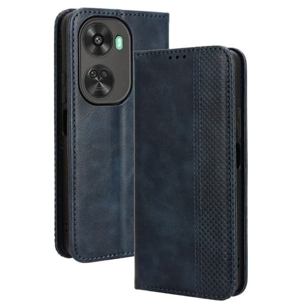 Bofink Vintage läder Huawei Nova 11 SE fodral - Blå Blå
