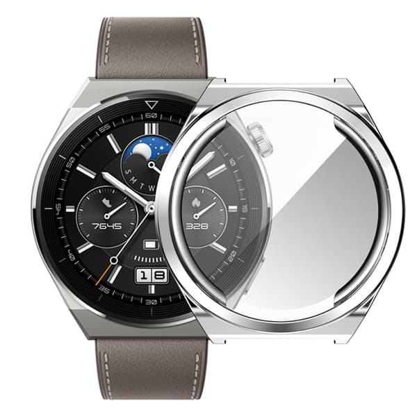 Huawei Watch GT 3 Pro 46mm simple cover - Silver Silvergrå