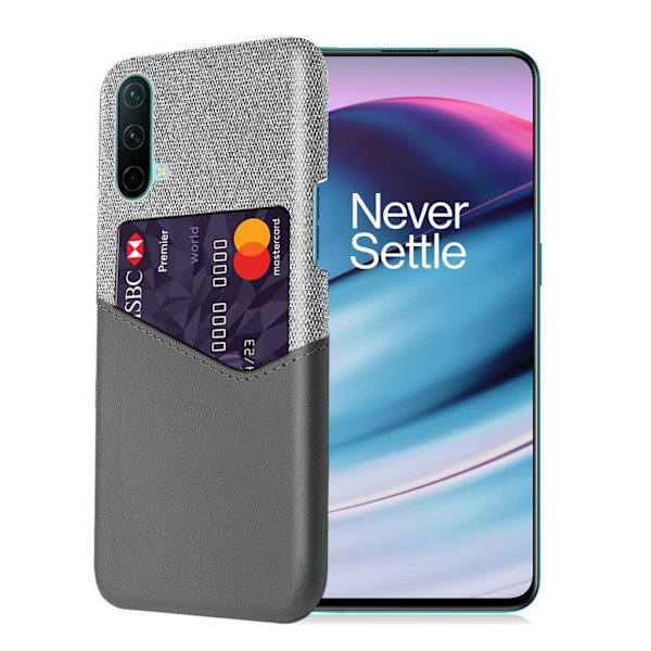Bofink OnePlus Nord CE 5G skal med korthållare - Silver/Grå Silvergrå