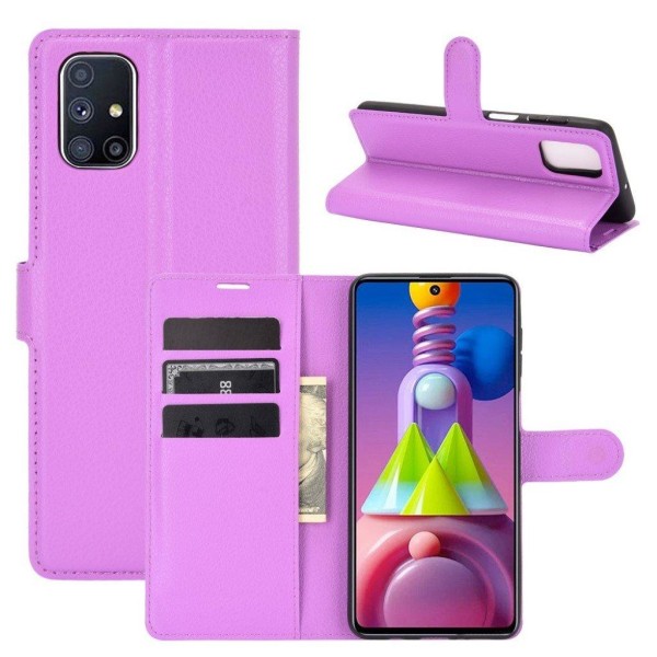 Classic Samsung Galaxy M51 flip etui - lilla Pink