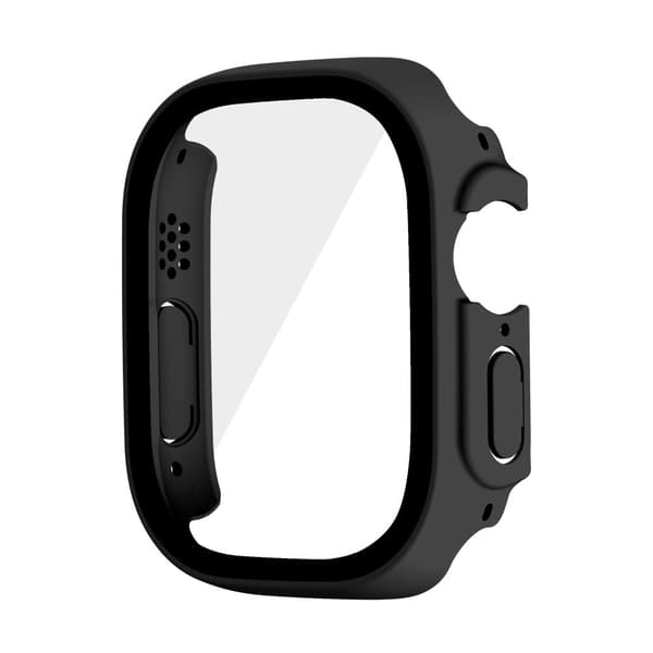 Apple Watch Ultra-cover med hærdet glas - Sort Black