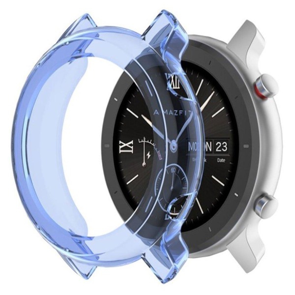 Amazfit GTR 47 mm hållbart fodral - Transparent Blå Blå