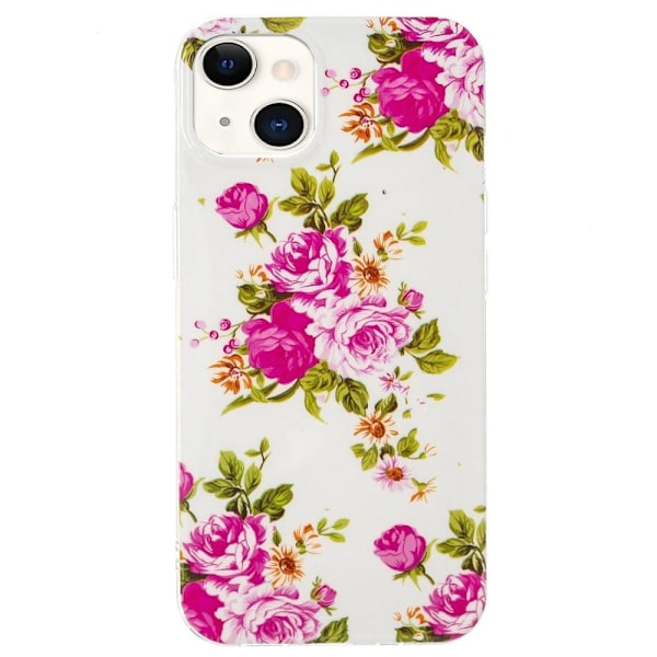Deco iPhone 14 skal - Rosblomma Rosa