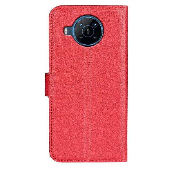 Klassisk Motorola Moto E30 flip etui - Rød Red