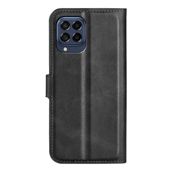 Samsung Galaxy M53 5G læderetui med pung - Sort Black