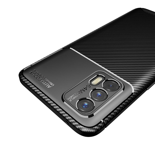 Carbon Flex Etui Realme GT 5G - Sort Black