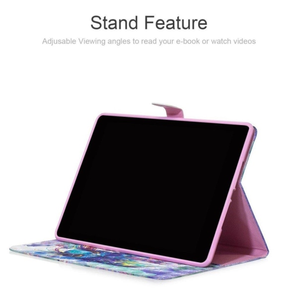iPad Pro 11" (2018) lys spot dekorations læder flip etui - Fugl Multicolor