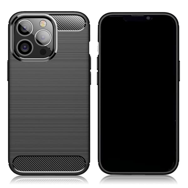 Carbon Flex iPhone 13 Pro deksel - Svart Black