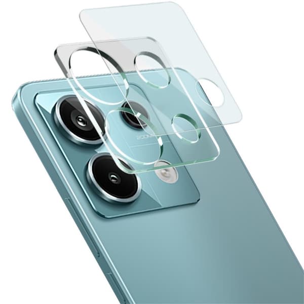 IMAK-kamerabeskyttelse af glas med objektivdæksel af akryl til Xiaomi Redmi Note 13 Pro 5G Transparent
