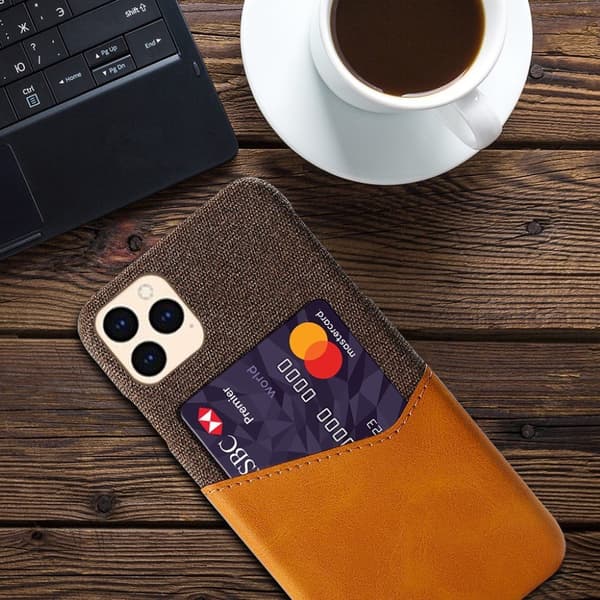 Bofink iPhone 12 Mini Card Deksel - Brun Brown