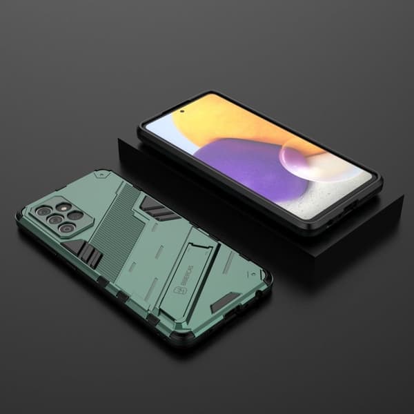 Støtsikkert hybriddeksel for Samsung Galaxy A72 5G - Grønn Green