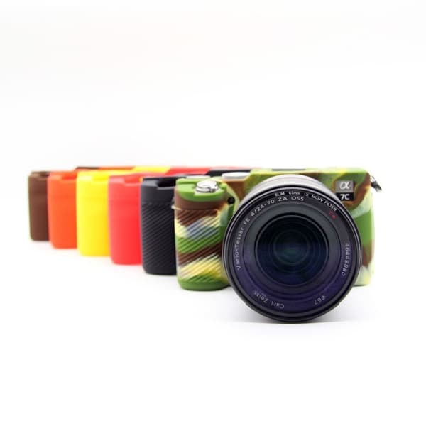 Sony a7C silikonikotelo - Naamiointi Green