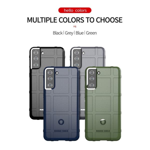 Rugged Shield Samsung Galaxy S21 skal - Blå Blå