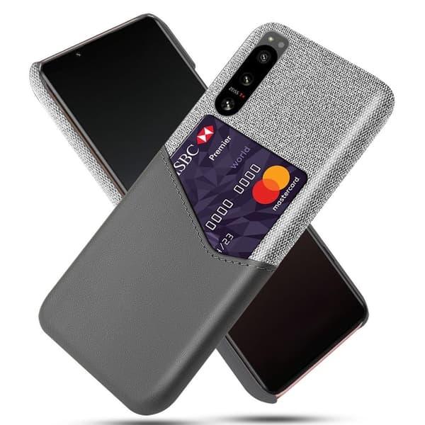 Bofink Sony Xperia 5 IV Kort Cover - Grå Silver grey