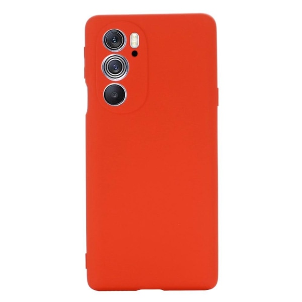 Matte Liquid Silikone Cover til Motorola Edge 30 Pro - Rød Red