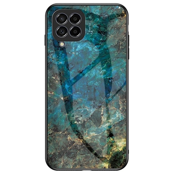 Fantasy Marmor Samsung Galaxy M53 5G skal - Smaragd Marmor Grön