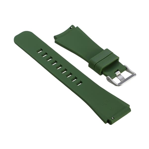 Fossil Q Marshal Gen 2 klockarmband silikon smartklocka bekväm - Militärgrön Grön