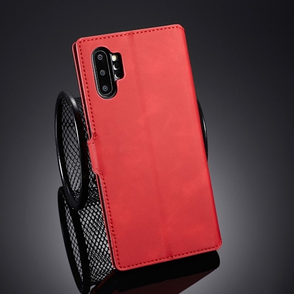 DG.MING Samsung Galaxy Note 10 Pro Retro kotelot - Punainen Red