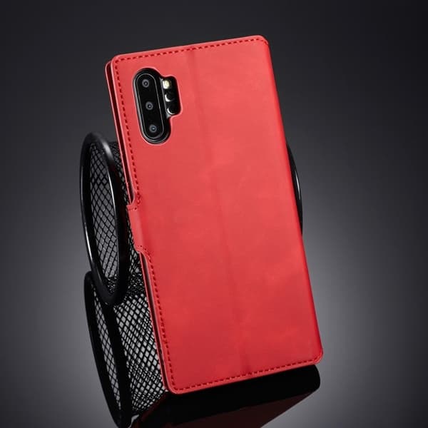 DG.MING Samsung Galaxy Note 10 Pro Retro Veske - Rød Red