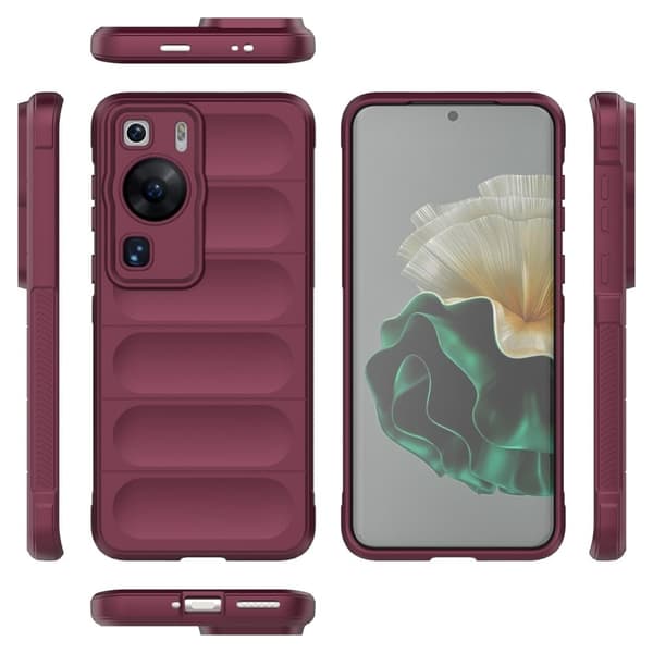 Blødt grebsformet cover til Huawei P60 - Rød Red