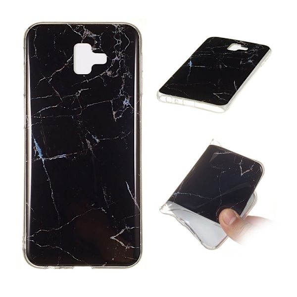 Samsung Galaxy J6 Plus (2018) pehmeä IMD marmori kuviollinen silikooni muovinen takasuoja kuori - Tyyli O Multicolor