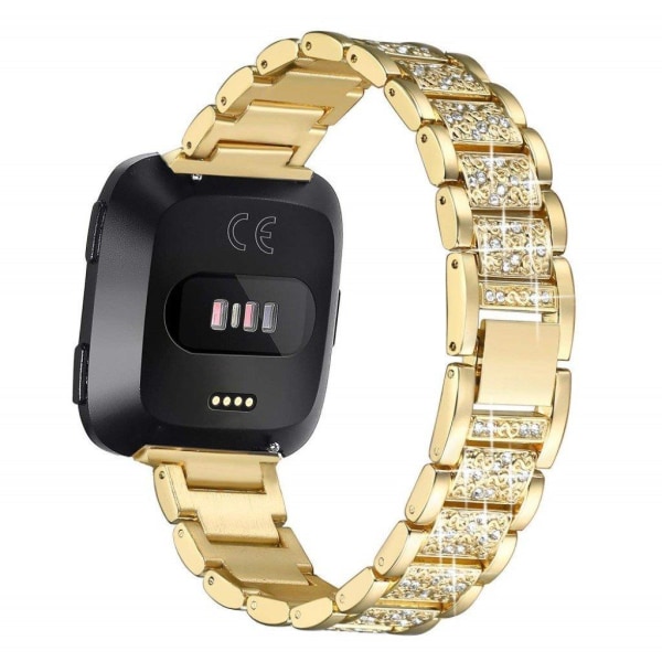 Fitbit Versa urrem med rhinestone-dekor - Guld Gold