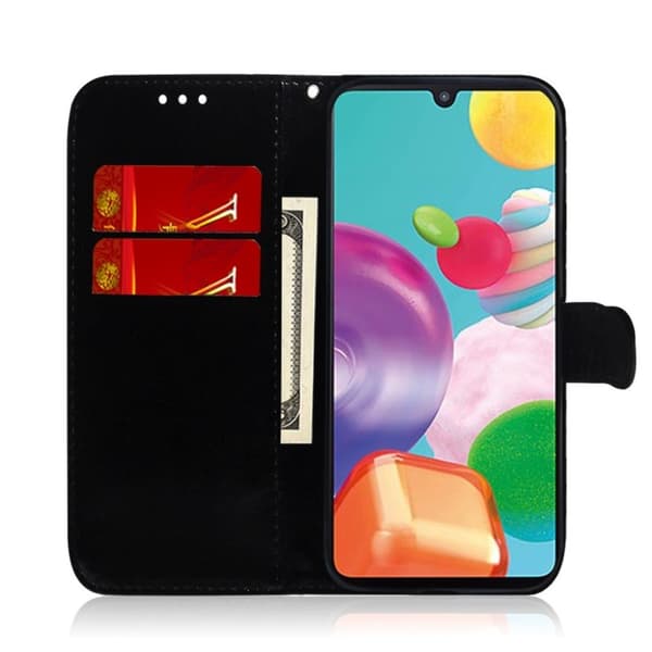 Mirror Samsung Galaxy A41 flip etui - Sølv Silver grey